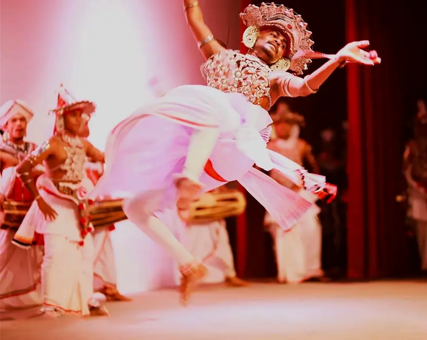 Traditional Sri Lankan Kandyan dancer