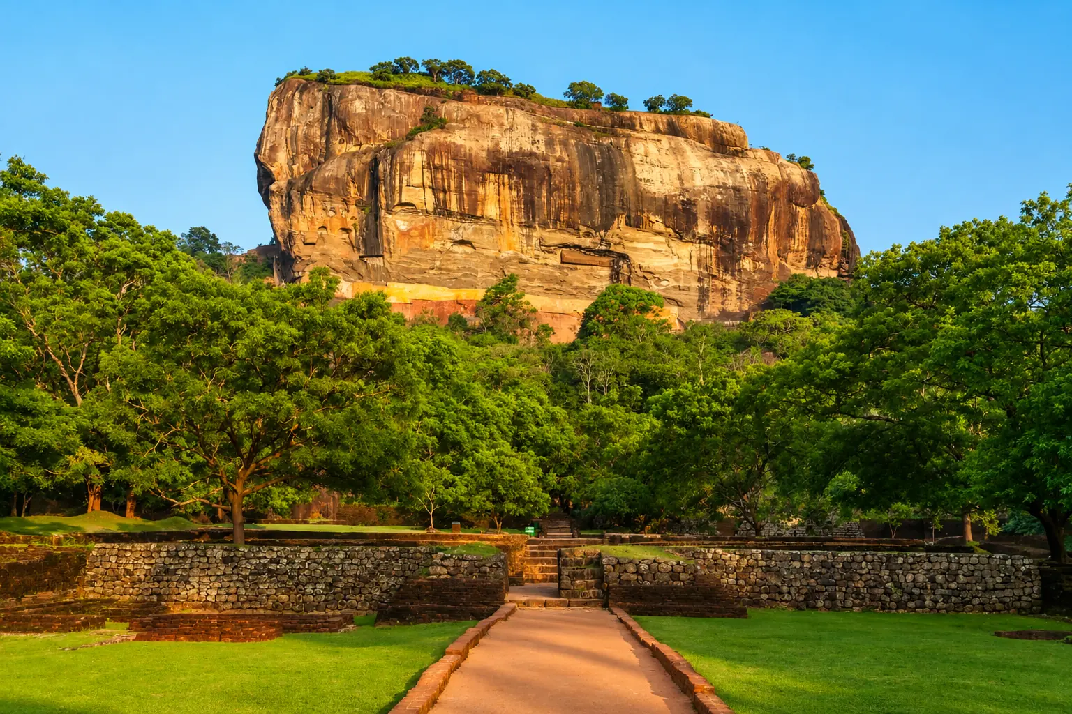 Sigiriya Rock Fortress in Sri Lanka